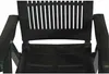 Close-up view of the back and arms of a green folding chair. Anteprima dell’immagine prodotto
