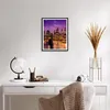 Gerahmtes Poster - Schwarzer Rahmen - New york nacht Produktbild-Vorschau 6