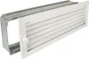 Warmluftgitter WG 4515 W Lüftungsgitter Weiss 450 x 150mm Produktbild-Vorschau 1