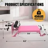 Nordic Hamstring Curl Bank - Verstellbar - Mit Rollen - Produktbild-Vorschau 6