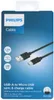 Philips USB A Micro-USB-Kabel - 1,2 M - Schwarz Produktbild-Vorschau 2