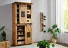 MASSIVMOEBEL24 | Armoire 80x45 Manguier laqué Bois naturel Voir les images du produit 6