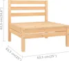 vidaXL Sofa ogrodowa 2 szt. Lite drewno sosnowe Podgląd zdjęcia produktu 8