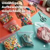 100x sacchetti di chiusura lampo set baggies - antistrappo Anteprima dell’immagine prodotto 3