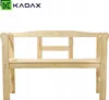 Dřevěná lavička KADAX s opěradlem 119 cm na terasu a Náhled obrázku produktu 7