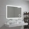 LED-Badspiegel ’Scafa’ mit 120 LEDs Aluminiumrahmen 100 x Produktbild-Vorschau 1