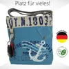 Sunsa Damen Umhängetasche. kleine Leinwand/Canvas Tasche. Produktbild-Vorschau 6