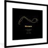 MuchoWow® Gerahmtes Poster F1 - Rennstrecke - Monaco 40x40 Produktbild-Vorschau 1