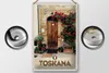 Blechschild Reise 20x30cm Toskana Italien Natur Blumen Tür Produktbild-Vorschau 2