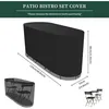 Gartenmöbel Abdeckung Wasserdicht 420D Oxford 124x63x80cm Produktbild-Vorschau 2