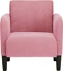 vidaXL Sessel mit Armlehnen Rosa 54 cm Samt Produktbild-Vorschau 3