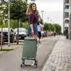 Packaway Einkaufswagen mit 6 Rädern für Treppen - 40L - Produktbild-Vorschau 7