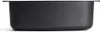 A side view of a black rectangular cooking pot with a textured surface. Produktbild-Vorschau