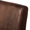 home24 Barstuhl (2er-Set) - Braun - Microfaser - Gummibaum Produktbild-Vorschau 7