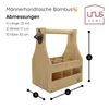 UNUS® Männerhandtasche aus Bambus Bier Flaschenträger 6 Produktbild-Vorschau 6