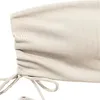 Dvojdielne plavky Push Up Highwaist Beige M Náhľad obrázku produktu 4