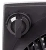 A close-up of a black dial on a black fan. Podgląd zdjęcia produktu