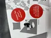 Marketing material showing Mickey Mouse graphics and text related to a Disney bedding set. Produktbild-Vorschau