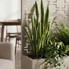 Trennwand ‘Aaskis’ mit Blumenkasten Rollen Stahl 190 x 120 Produktbild-Vorschau 9