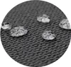 Close-up of water droplets on a textured gray fabric. Anteprima dell’immagine prodotto