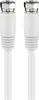 Goobay 60724 Cavo antenna SAT (80 dB), 2x schermato, 0,5 m, Anteprima dell’immagine prodotto 1