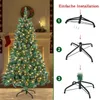 XINZI Kunstkerstboom, 120 cm, PVC, groen – Met Productafbeelding-voorbeeld 3