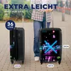 MuchoWow® Koffer Handgepäck Trolley Rollkoffer Kleine Produktbild-Vorschau 5
