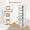 COSTWAY Étagère à chaussures à 8 niveaux, armoire à Voir les images du produit 3