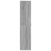 vidaXL Botník sivý Sonoma 80x39x178 cm Materiál na báze Náhľad obrázku produktu 4
