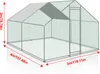 TolleTour Hühnerstall 3x4x2m Hühnerhaus Kleintierstall Produktbild-Vorschau 2