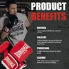 Gants de sac de boxe en similicuir BARLEY Red/White XXL Voir les images du produit 5
