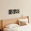 Zegar ścienny 45*16*2,5cm Czarny zegar cyfrowy LED z Podgląd zdjęcia produktu 2