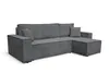 A gray sectional sofa with a chaise lounge is shown against a white background. Produktbild-Vorschau