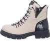 Rieker Damen Stiefelette Beige Schwarz  – Bequem & Produktbild-Vorschau 12