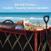 A beach scene with a wagon filled with items. Produktbild-Vorschau