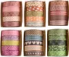 Washi Tape 30 Rollen Kreatives Basic Dünnes Washi Tape für Produktbild-Vorschau 1