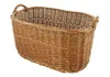 A woven wicker basket with handles, shown against a white background. Produktbild-Vorschau