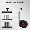Wiltec Doppelstützrad bis 200 kg, Anhängerstütze mit Produktbild-Vorschau 6