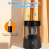 Elektrischer Bleistiftspitzer, 3-Stufen-Spitzen Anspitzer, Produktbild-Vorschau 4