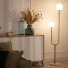 Stehlampe aus Metall und Glas Moonlight Brass 2 Strahler Produktbild-Vorschau 4