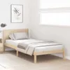 Estructura de cama marrón de vidaXL, 90 x 190 cm, madera Vista previa de la imagen del producto 3