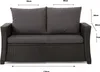 Coussins pour canapé de jardin - Anthracite| Assise Voir les images du produit 7