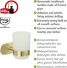 WENKO Turbo-Loc® Zahnputzbecher Mod. Orea Uno Gold Matt, Produktbild-Vorschau 3