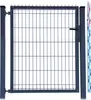 FURTKA 120cm antracyt grafit PANELOWA dwa SŁUPKI RAL7016 Podgląd zdjęcia produktu 1