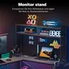 AIORBER Rohový psací stůl ve tvaru L s policí na monitor a Náhled obrázku produktu 2
