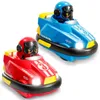 Two toy bumper cars, one red and one blue, are shown against a white background. Produktbild-Vorschau