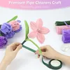 Tulpe Blumenstrau? Pfeifenreiniger Set, 400 Stš¹ck Produktbild-Vorschau 5