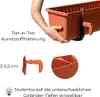 Blumenkasten Fensterbank Außen Blumenkasten Balkongeländer Produktbild-Vorschau 2