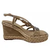 Alma En Pena Keilsandalette Beige Produktbild-Vorschau 4