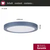 Paulmann Abia, LED, 2700 K, 3200 lm, IP20, Blau Produktbild-Vorschau 4